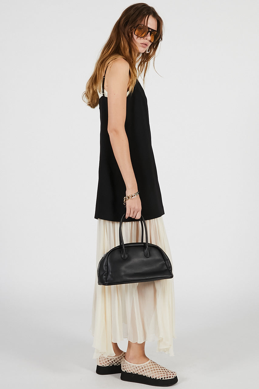 Contrast Fabric Cami Dress - 26SUMMER