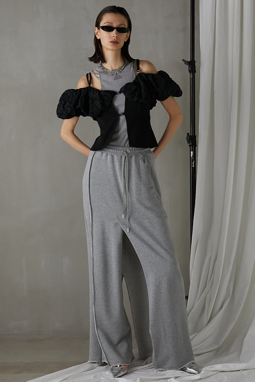【PRE ORDER】Twisted Layered Skirt Pants