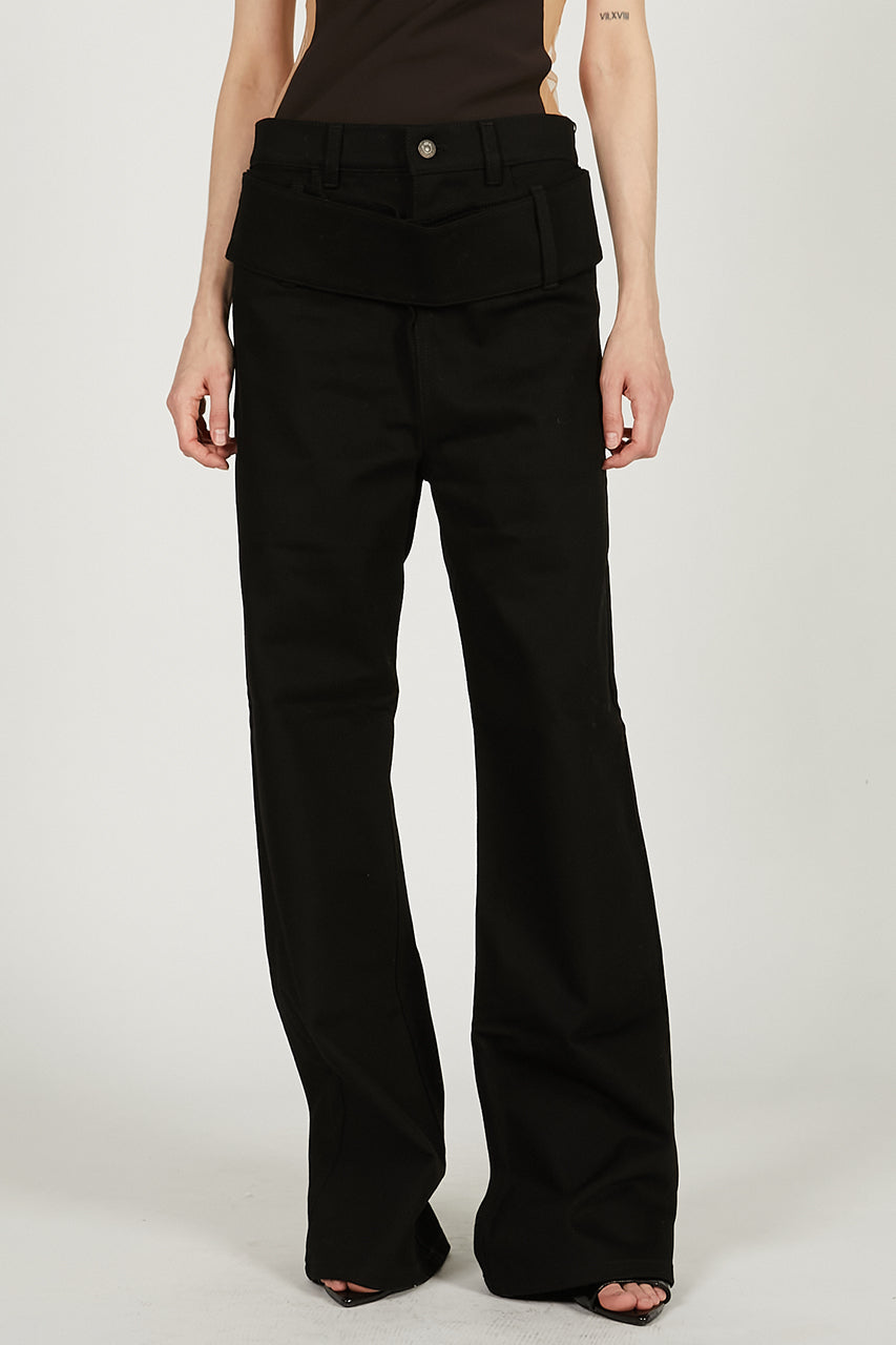 COURREGES＞＞＞ダブルベルトデニムパンツ Double Belt Denim Pants - SALE