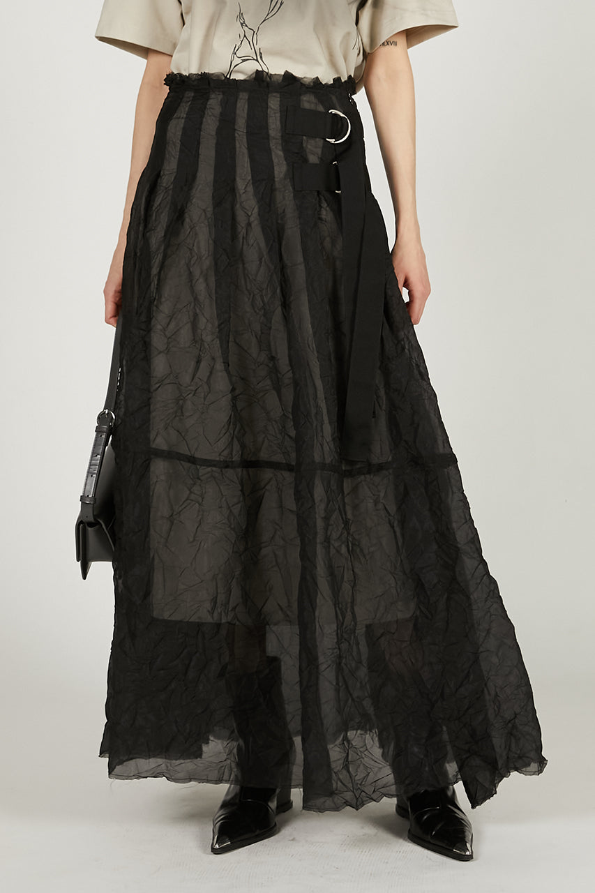 Crinkle Organza Skirt - 2025 SUMMER