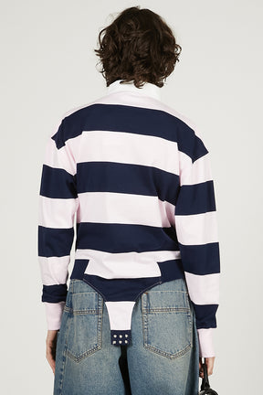 Striped Long Sleeve Polo Body