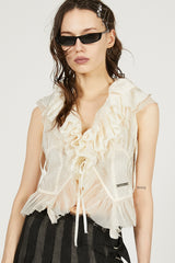 Ruffle Frill Blouse