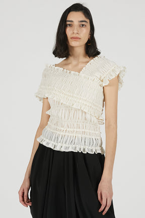 Crepe Shirring Top - 26SUMMER