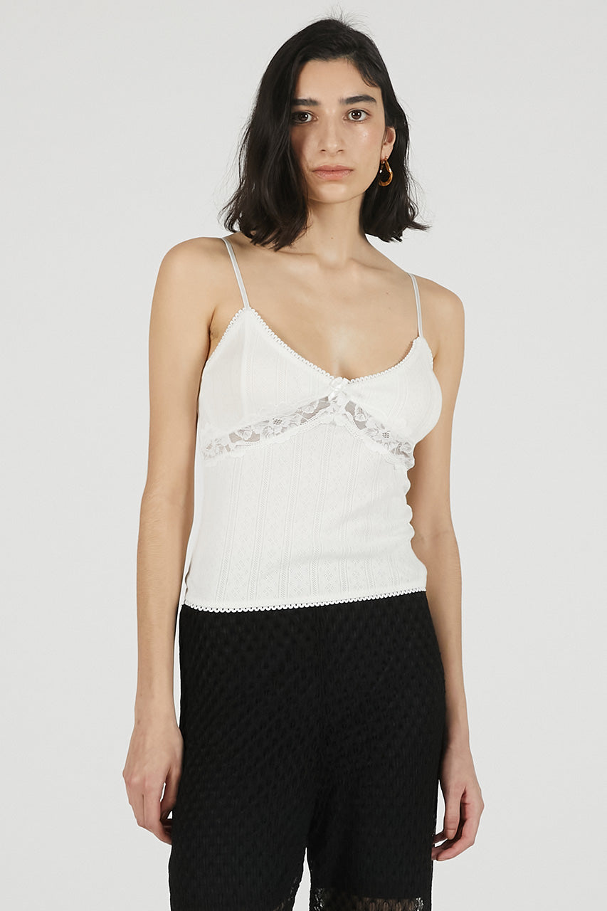 Eyelet Lace Cup-In Cami - 26SUMMER