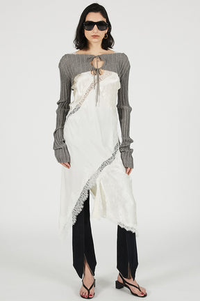 Asymmetrical Lingerie Dress - 26SUMMER