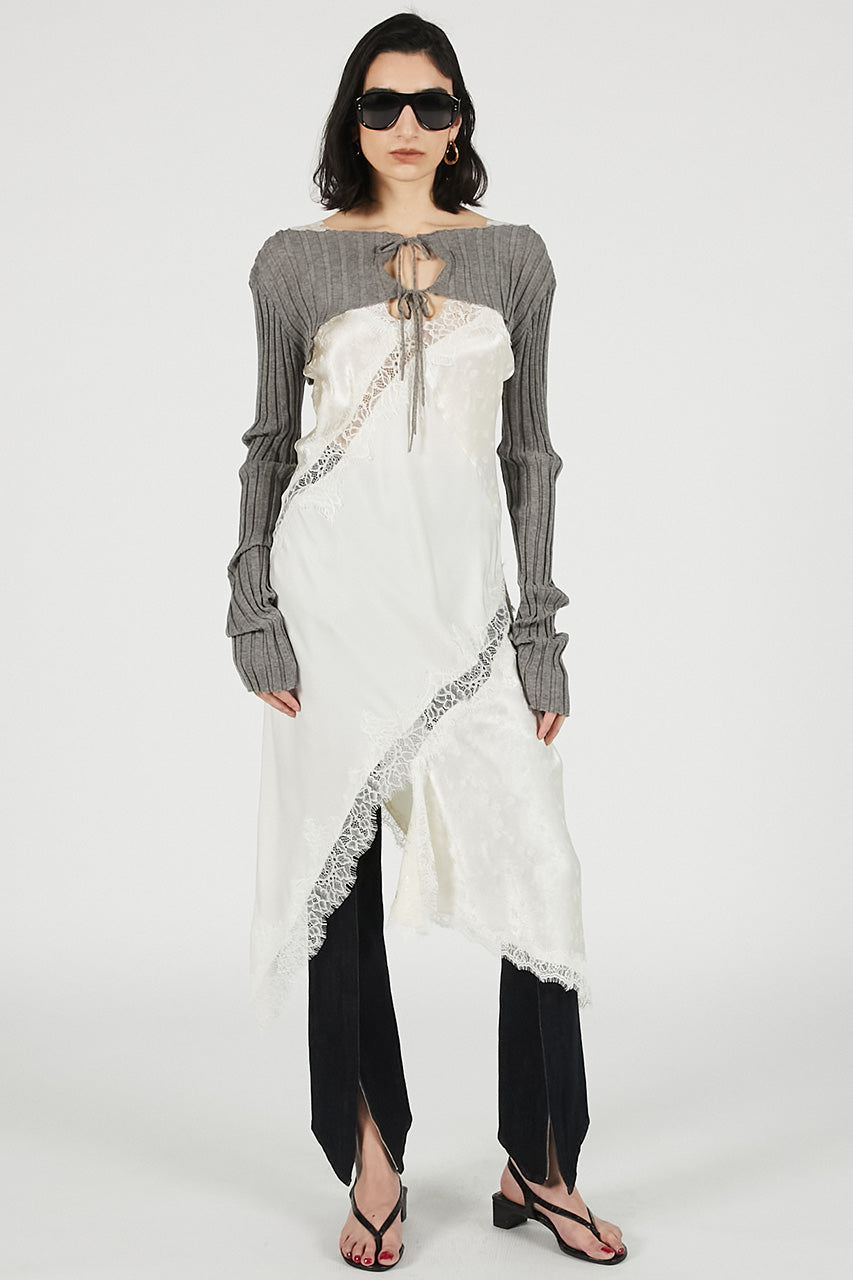 Asymmetrical Lingerie Dress - 26SUMMER