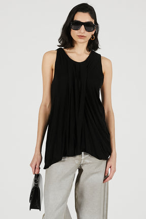 Twist Shoulder Drape Top