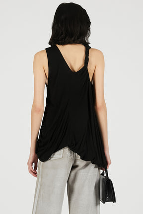 Twist Shoulder Drape Top
