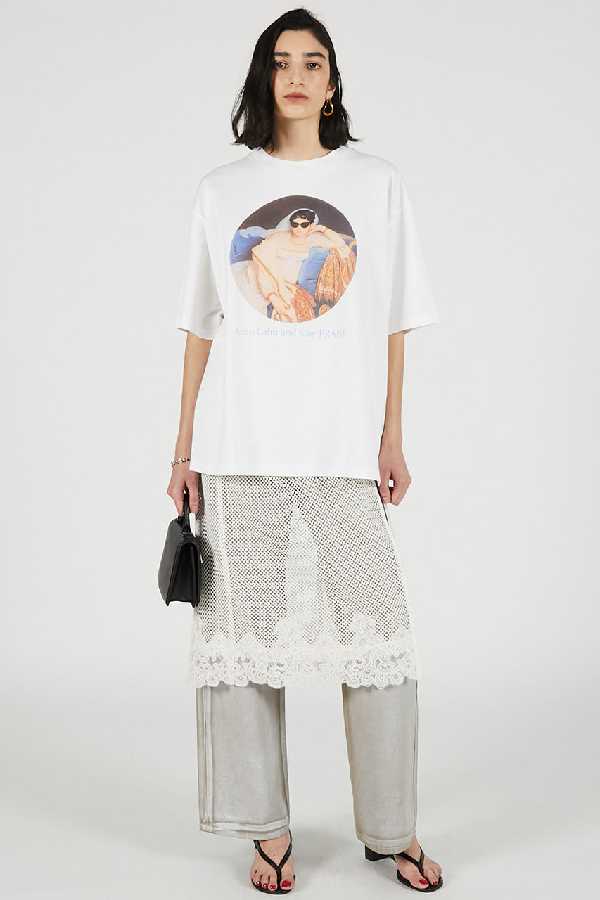 Mesh Lace Wrap Skirt - 26SUMMER