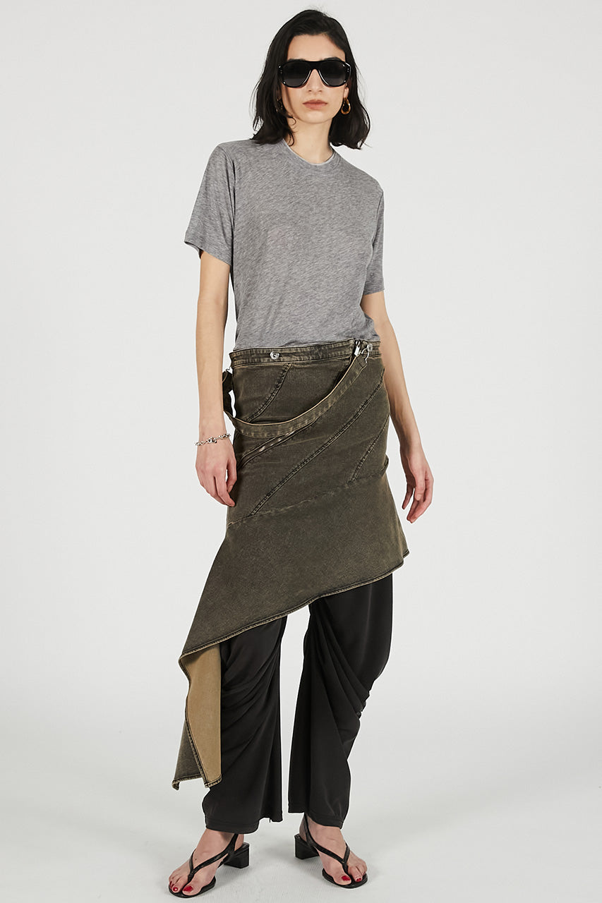 Asymmetrical Denim Tunic - 26SUMMER