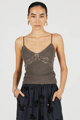 Eyelet Lace Cup-In Cami