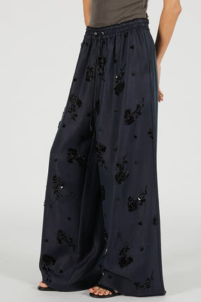 Embroidered Easy Pants - PRE ORDER