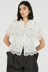 Scallop Clover Lace Top