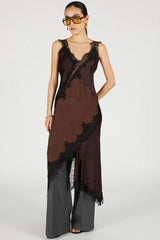 Asymmetrical Lingerie Dress