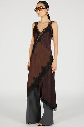 Asymmetrical Lingerie Dress - 26SUMMER