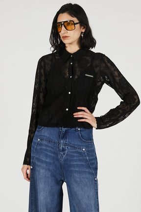 Crochet Lace Shirt - PRE ORDER
