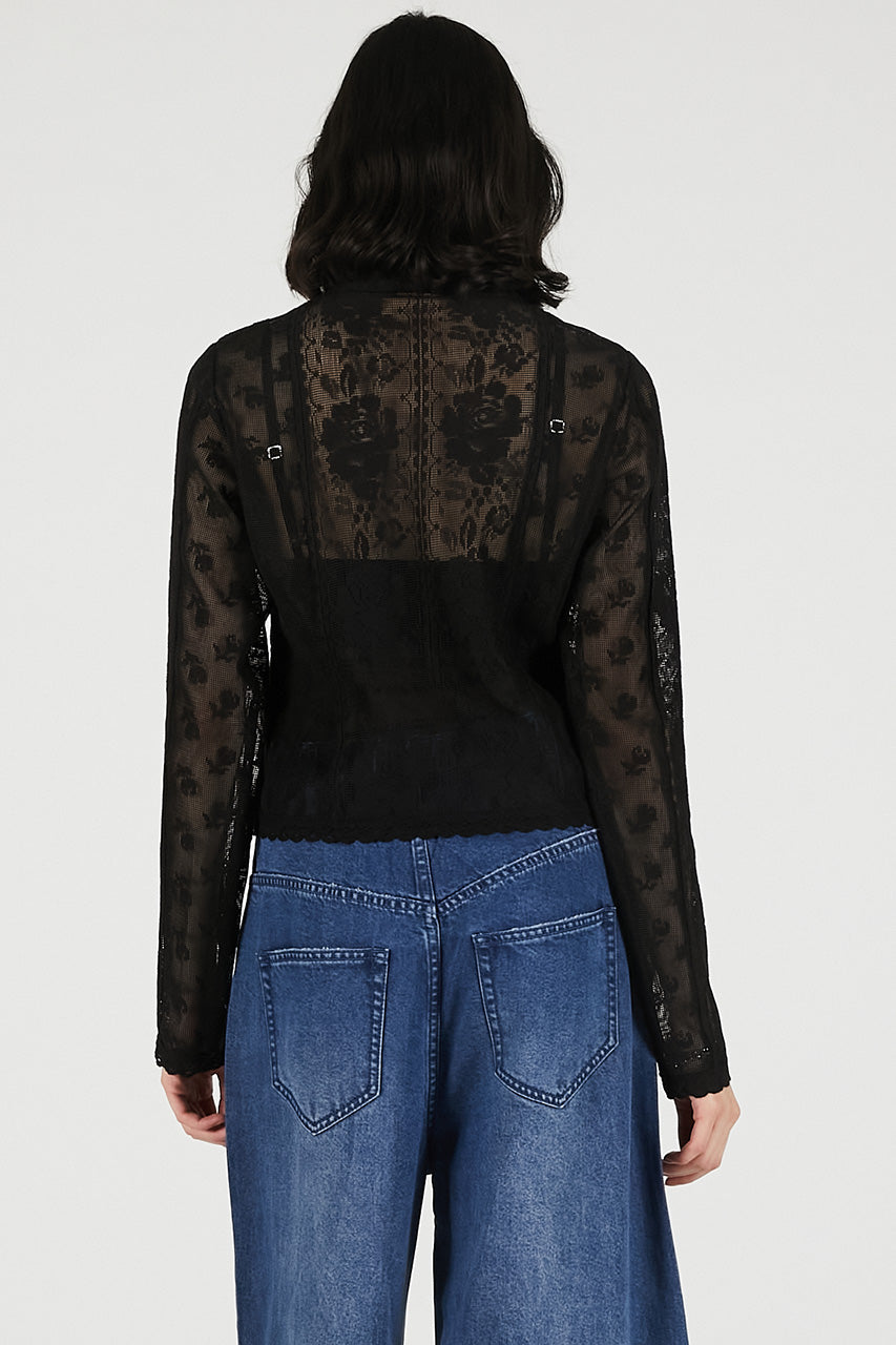 Crochet Lace Shirt - PRE ORDER