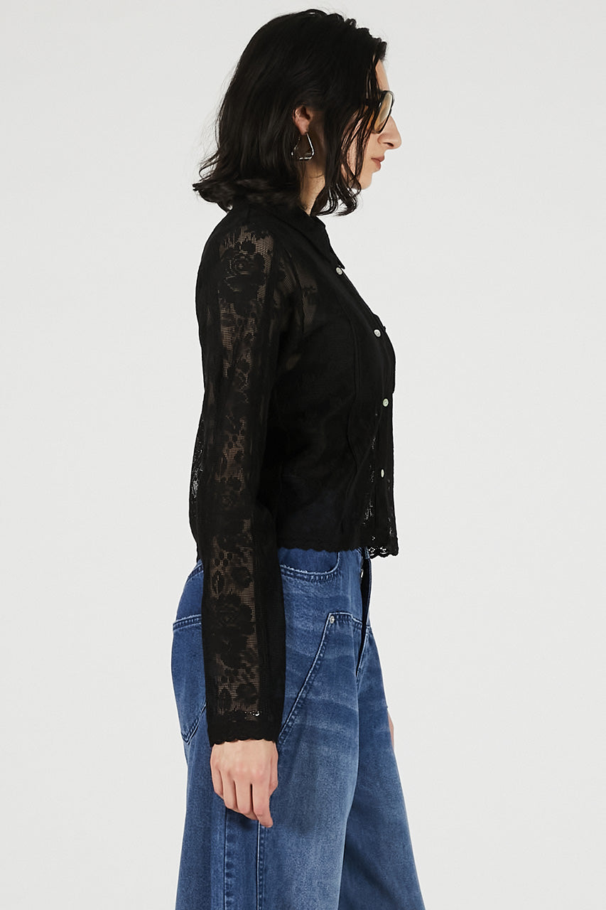 Crochet Lace Shirt - PRE ORDER