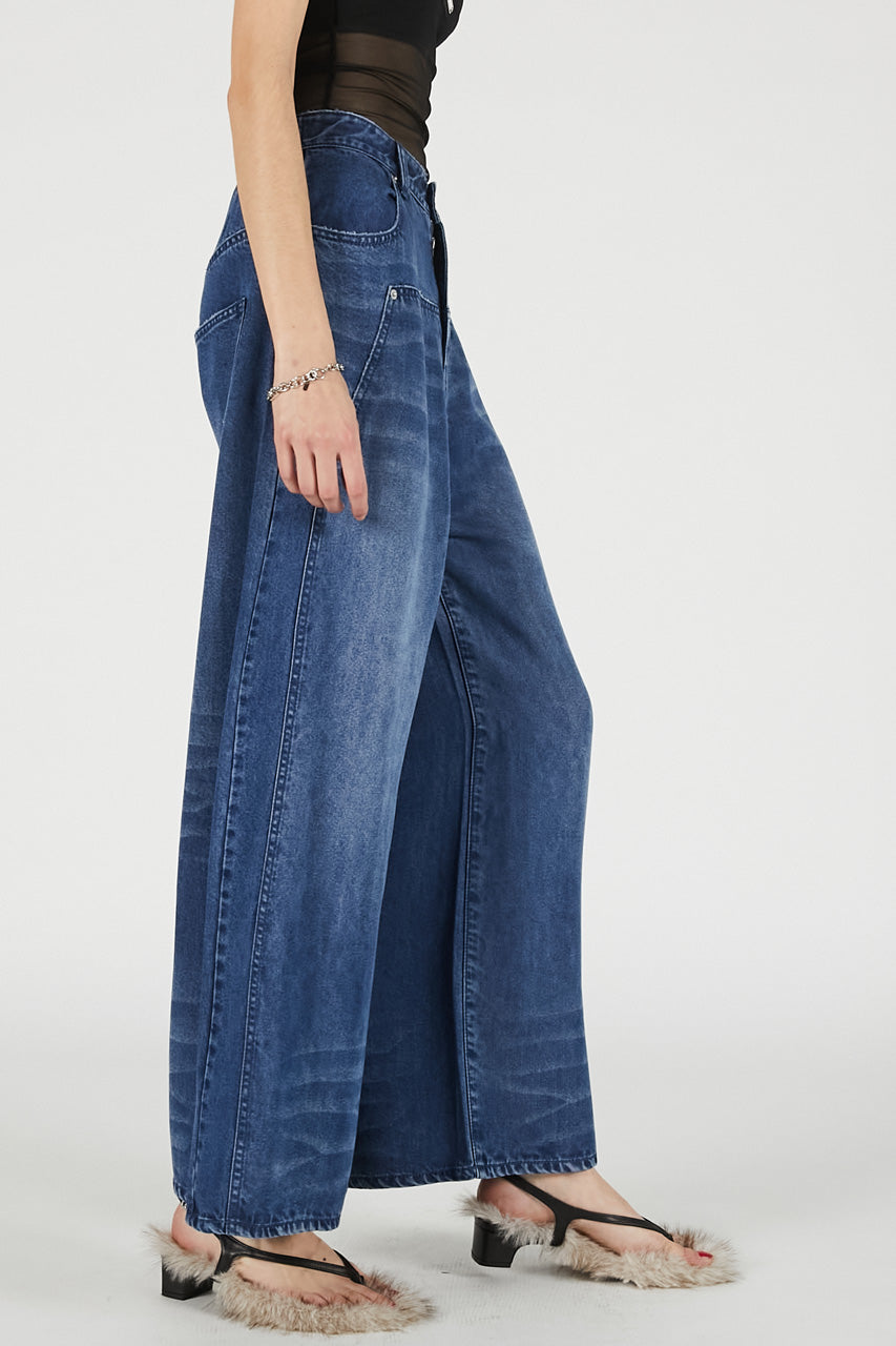 Tencel Denim Wide Pants