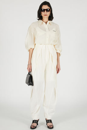 Silk Blend Sheer Over Shirt - 26SUMMER