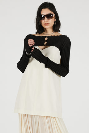 2WAY Sheer Rib Bolero - 26SUMMER