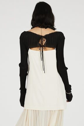 2WAY Sheer Rib Bolero - 26SUMMER