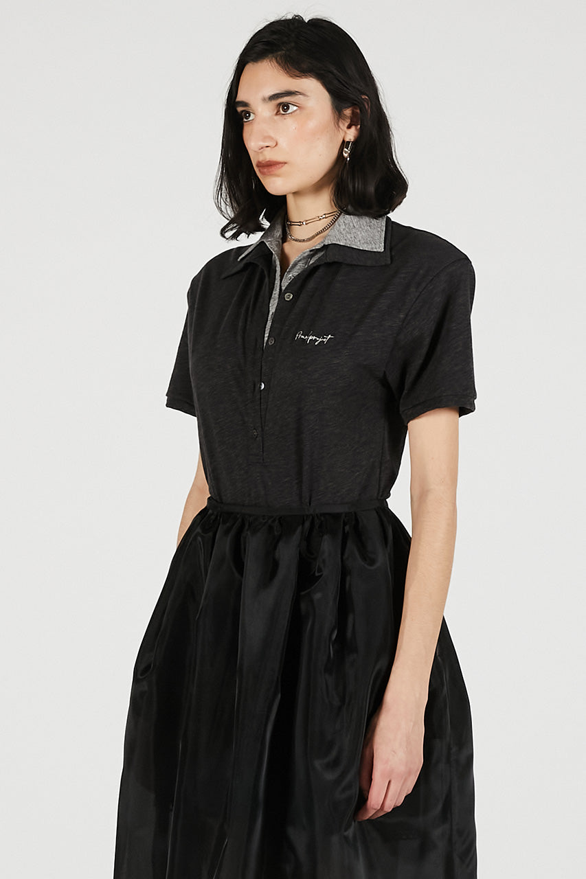 Double Collar Polo Bodysuit