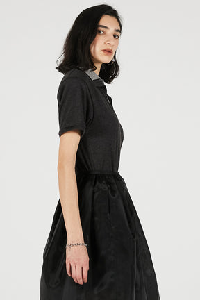 Double Collar Polo Bodysuit