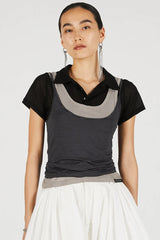 Layered Polo Shirt