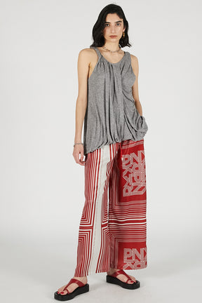 Twist Shoulder Drape Top