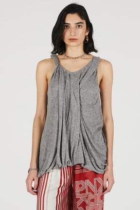 Twist Shoulder Drape Top
