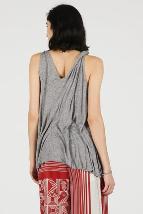 Twist Shoulder Drape Top