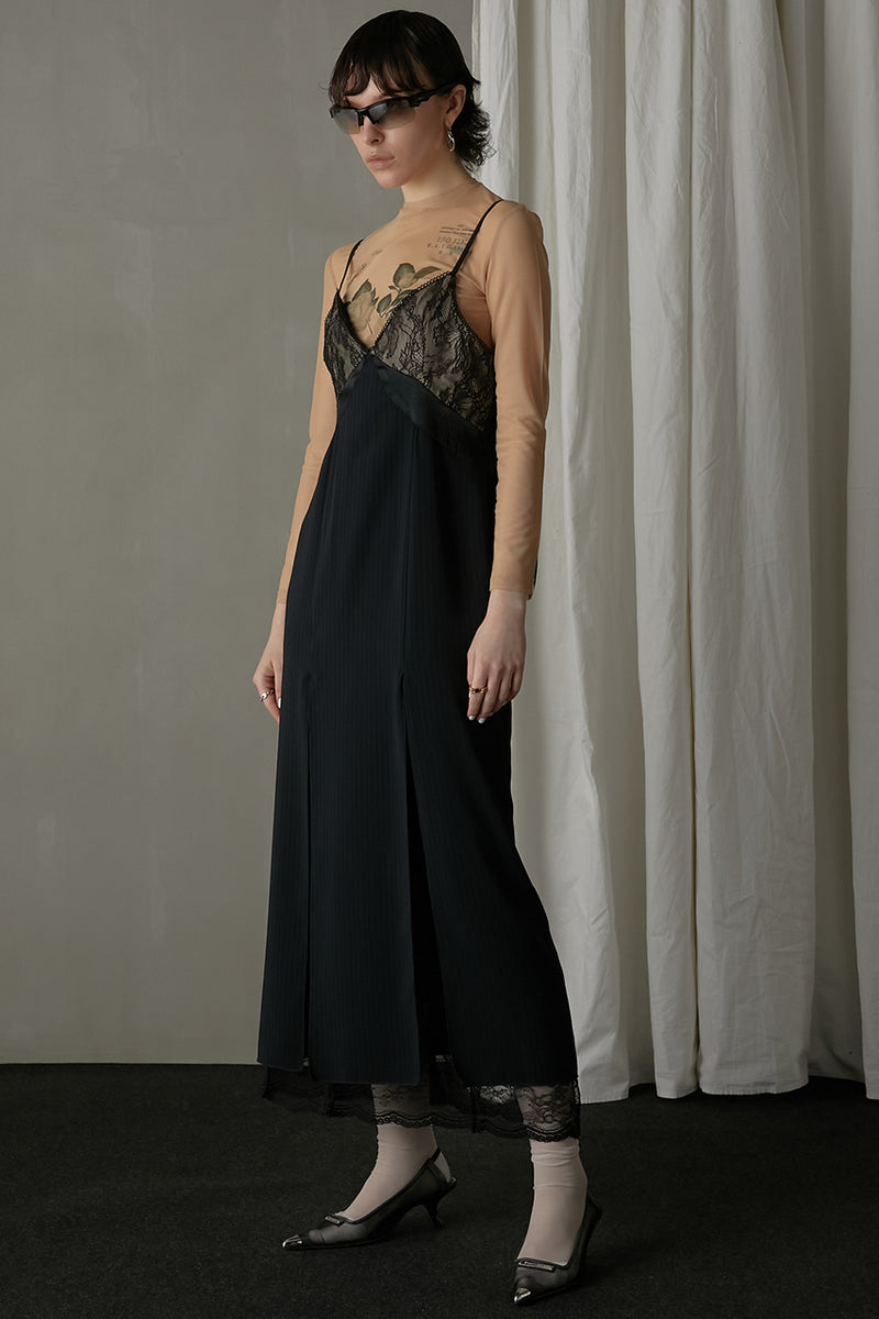 Lace Combi Cami Dress