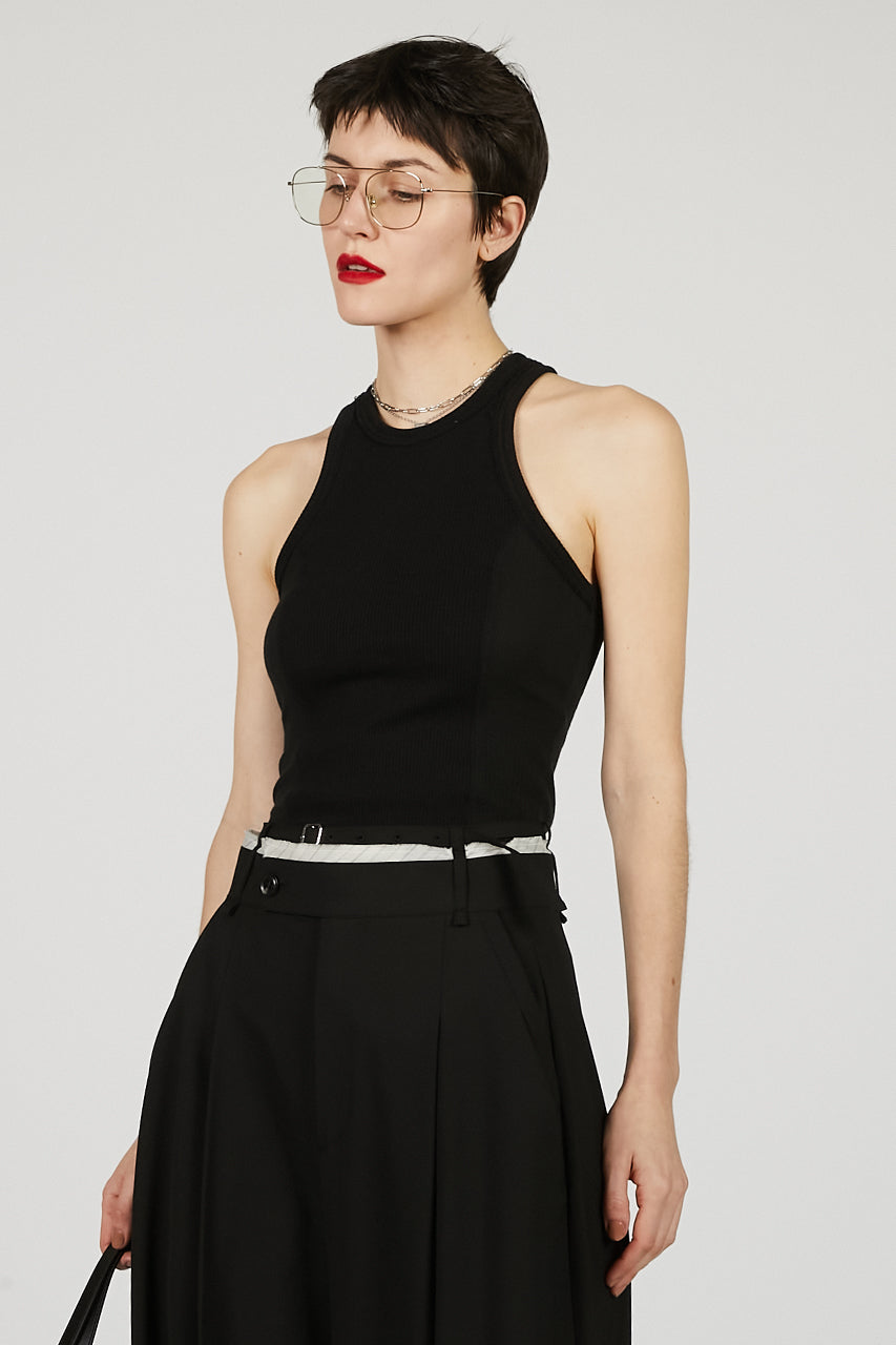 タンクトップ ノースリーブ サイドシアーダブルフェイスタンク / Side Sheer Double Face Tank レディース Side Shear Double Face Tank - SALE