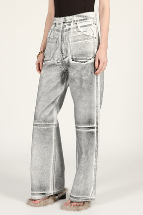 Spray Straight Denim Pants - 26 SUMMER