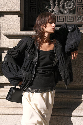 Shear Volume Blouson