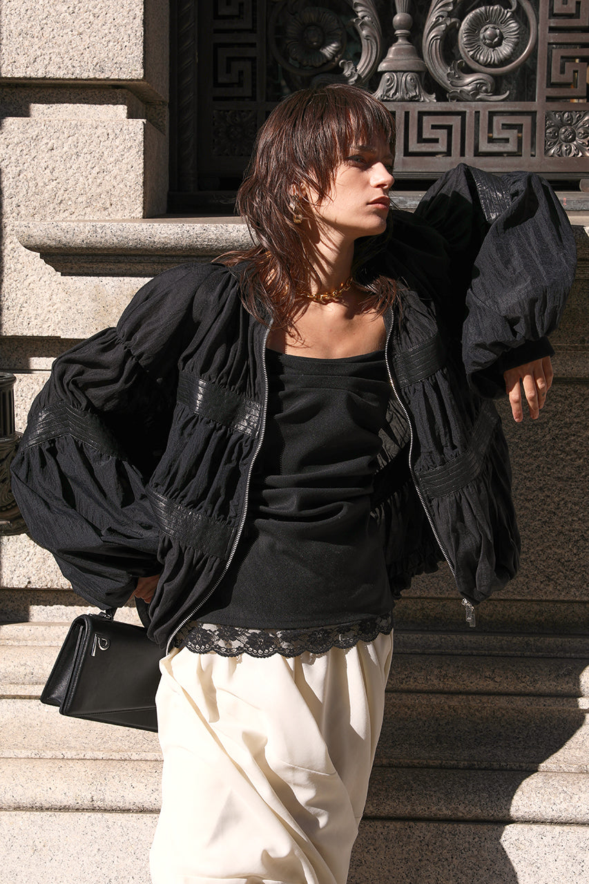 Shear Volume Blouson