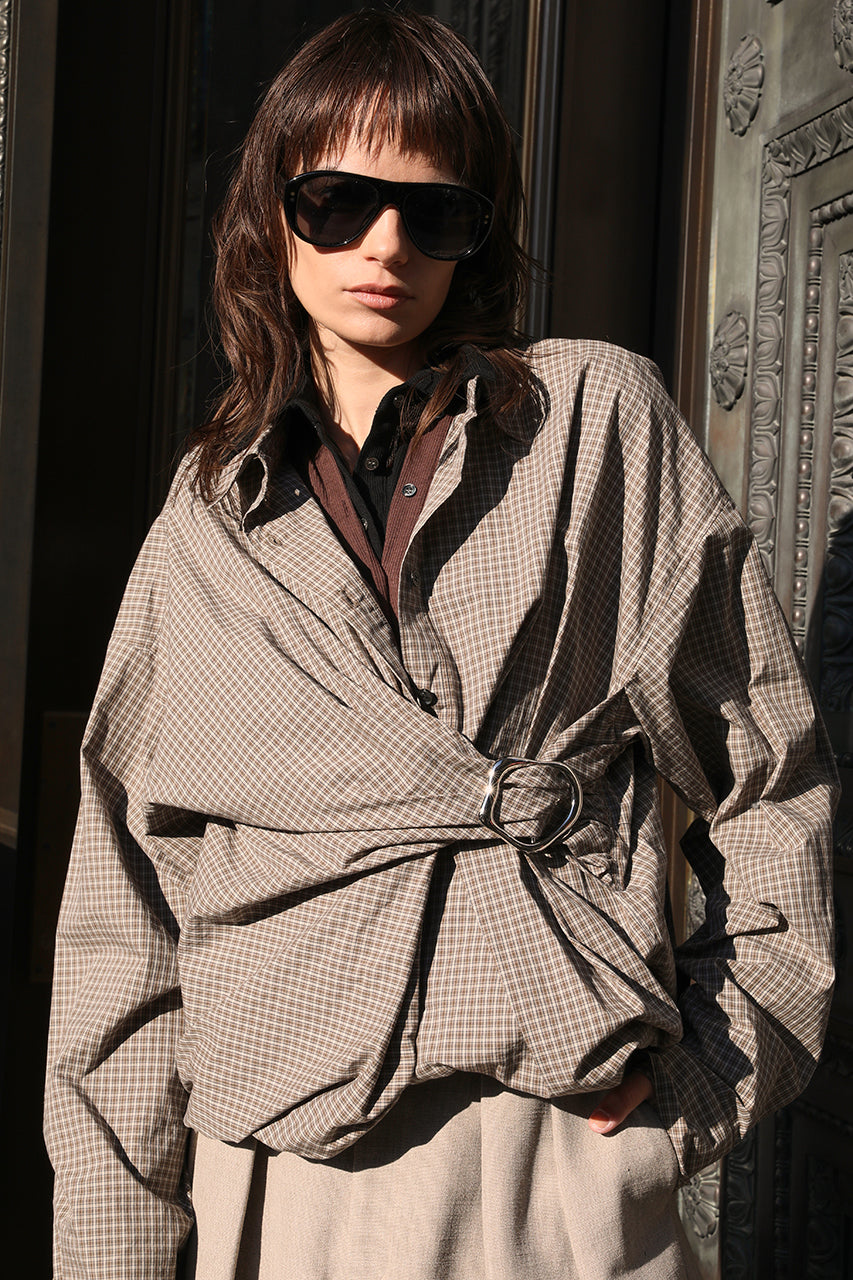 Buckle Balloon Shirt