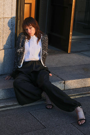 Front Charm Knit Jacket