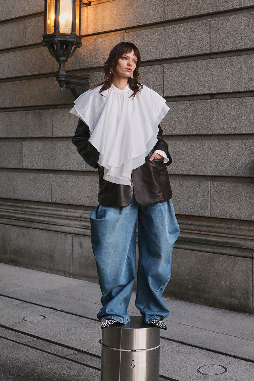 Drape Denim Pants