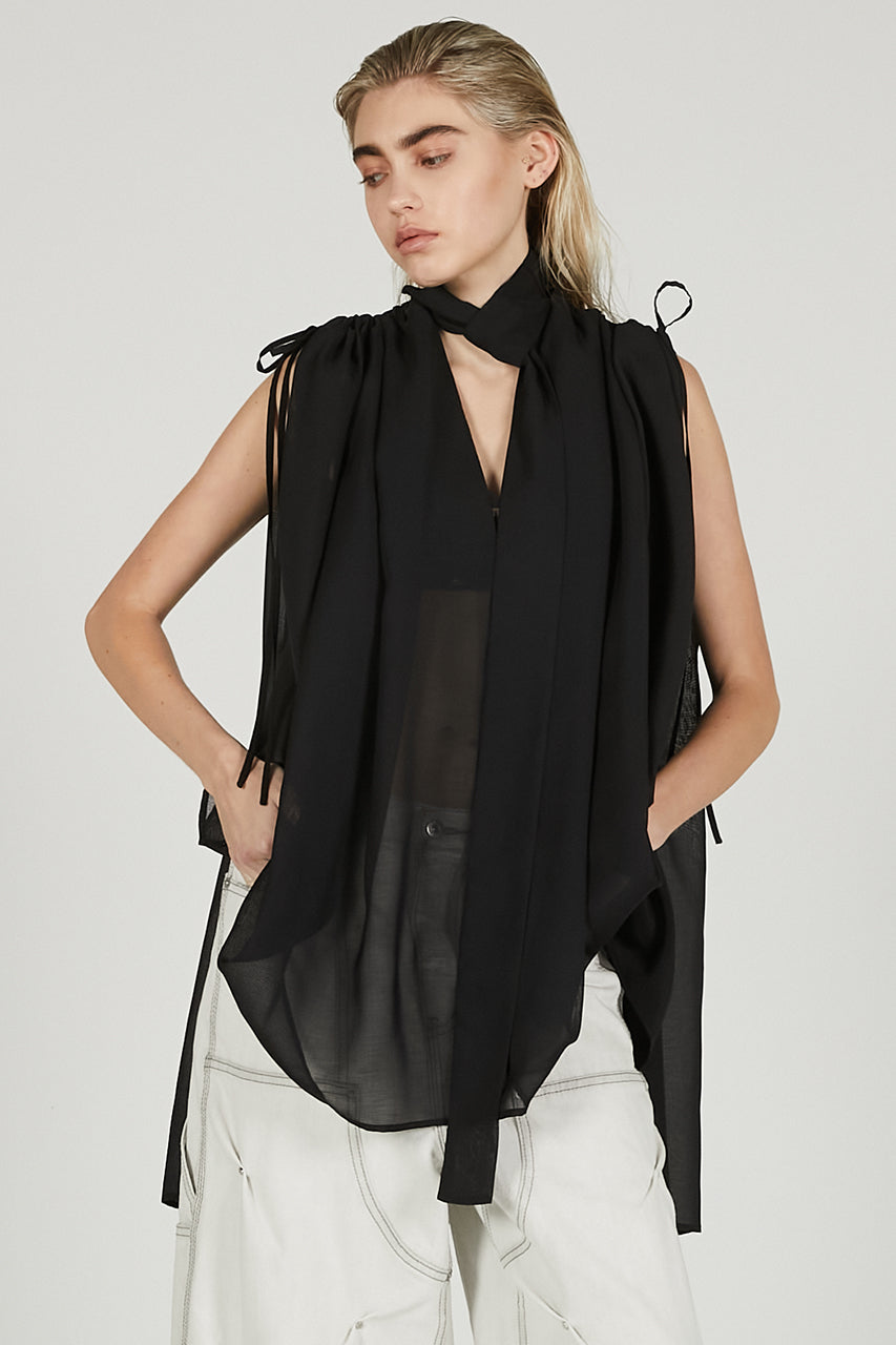 Scarf Neck Blouse - 2025 SUMMER Scarf Neck Blouse - 2025 SUMMER