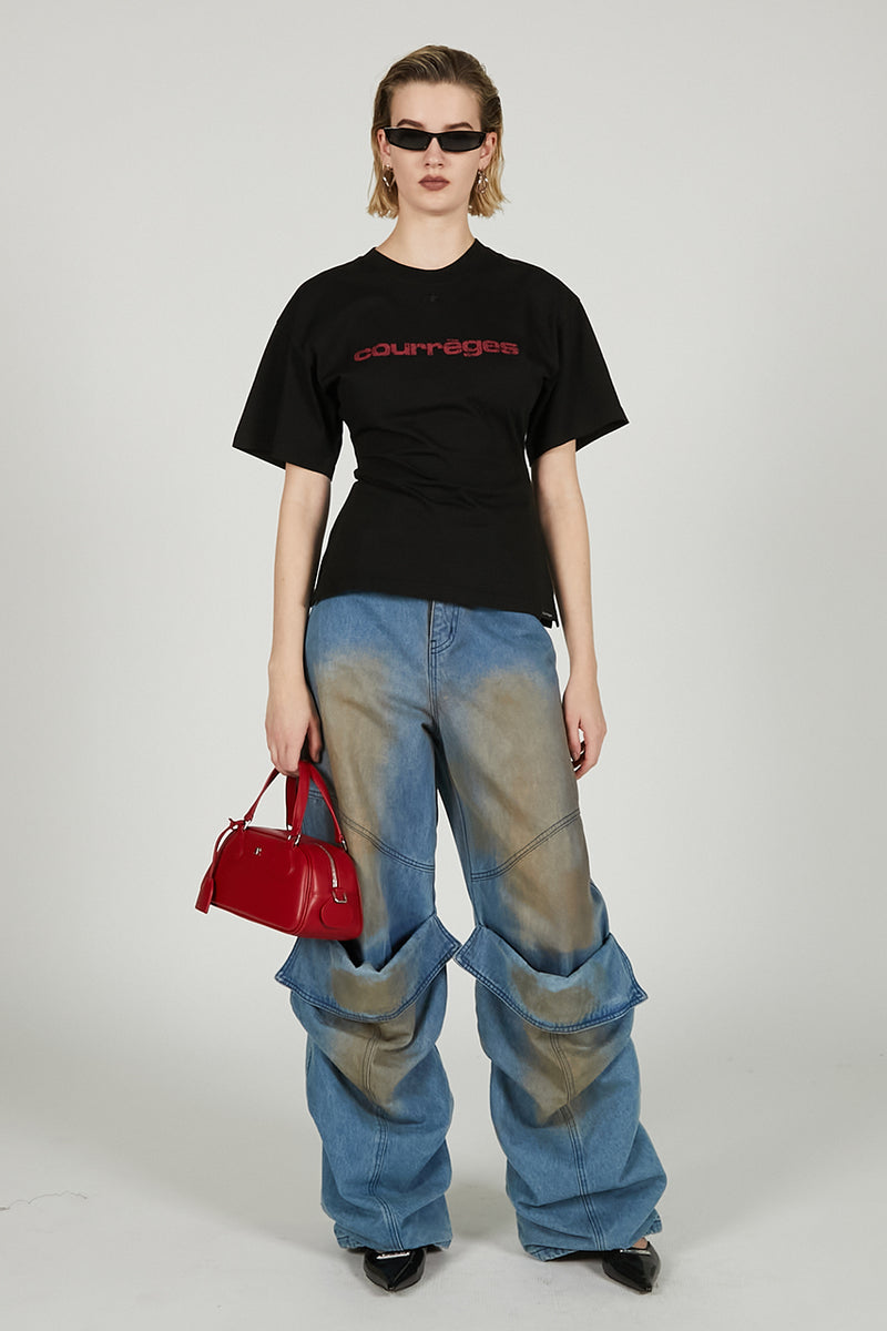 Faux Boots Denim Faux Boots Denim