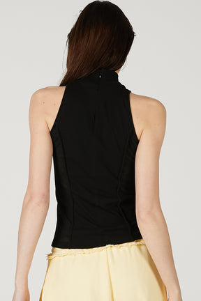 High Neck American Sleeve Top - 2025 SUMMER