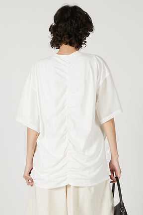 Mesh Gathered Tee - 2025 SUMMER