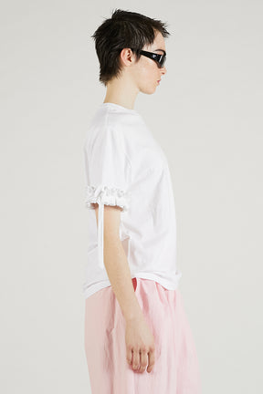 Ruffle Logo Boxy T-Shirt - PRE ORDER
