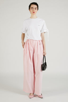 Ruffle Logo Boxy T-Shirt - PRE ORDER