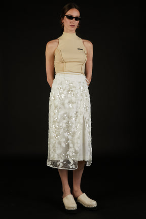 High Neck American Sleeve Top - 2025 SUMMER