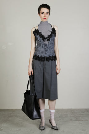 High Neck American Sleeve Top - 2025 SUMMER