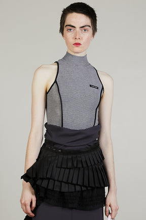 High Neck American Sleeve Top - 2025 SUMMER