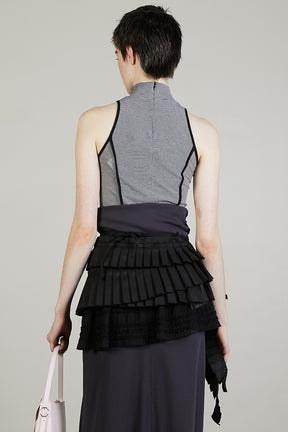 High Neck American Sleeve Top - 2025 SUMMER